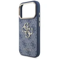 Etui Guess 4G Big 4G Classic Logo na iPhone 18 Pro / 17 Pro - niebiesko-złote