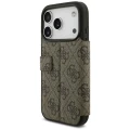 Etui Guess Book 4G Metal Logo na iPhone 18 Pro / 17 Pro - brązowe