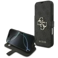 Etui Guess Book 4G Metal Logo na iPhone 18 Pro / 17 Pro - czarne