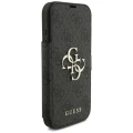 Etui Guess Book 4G Metal Logo na iPhone 18 Pro / 17 Pro - czarne