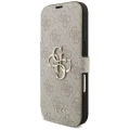 Etui Guess Book 4G Metal Logo na iPhone 18 Pro / 17 Pro - różowe