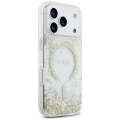 Etui Guess Resin Bottom Glitter MagSafe na iPhone 18 Pro / 17 Pro - złote