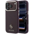 Etui Guess Saffiano Small 4G & Classic Logo MagSafe na iPhone 18 Pro / 17 Pro - burgundowe