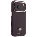 Etui Guess Saffiano Small 4G & Classic Logo MagSafe na iPhone 18 Pro / 17 Pro - burgundowe