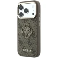 Etui Guess 4G & Big Resin Logo na iPhone 17 Pro Max / 18 Pro Max - brązowe