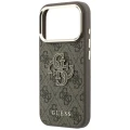 Etui Guess 4G & Big Resin Logo na iPhone 17 Pro Max / 18 Pro Max - brązowe