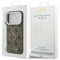 Etui Guess 4G & Big Resin Logo na iPhone 17 Pro Max / 18 Pro Max - brązowe
