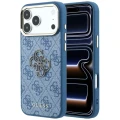 Etui Guess 4G & Big Resin Logo na iPhone 17 Pro Max / 18 Pro Max  - jasnoniebieskie