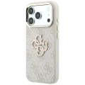 Etui Guess 4G & Big Resin Logo na iPhone 17 Pro Max / 18 Pro Max - różowe