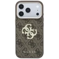 Etui Guess 4G & Big Strass Logo na iPhone 17 Pro Max / 18 Pro Max - brązowe