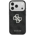 Etui Guess 4G & Big Strass Logo na iPhone 17 Pro Max / 18 Pro Max - czarne