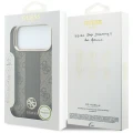 Etui Guess 4G with Stripe Round and Classic Logos MagSafe na iPhone 17 Pro Max / 18 Pro Max - brązowe
