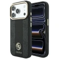 Etui Guess 4G with Stripe Round and Classic Logos MagSafe na iPhone 17 Pro Max / 18 Pro Max - czarne