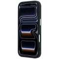 Etui Guess Grained Triangle Logo MagSafe na iPhone 17 Pro Max / 18 Pro Max - czarne