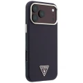 Etui Guess Kevlar Triangle Logo MagSafe na iPhone 17 Pro Max / 18 Pro Max - burgundowe