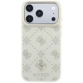 Etui Guess Peony 4G Small Logo MagSafe na iPhone 17 Pro Max / 18 Pro Max - beżowe