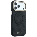 Etui Guess Ring Stand 360 4G Classic Logo MagSafe na iPhone 17 Pro Max / 18 Pro Max - czarne