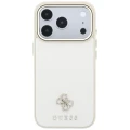 Etui Guess Saffiano Small 4G & Classic Logo MagSafe na iPhone 17 Pro Max / 18 Pro Max - beżowe