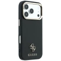 Etui Guess Saffiano Small 4G & Classic Logo MagSafe na iPhone 17 Pro Max / 18 Pro Max - czarne