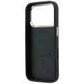 Etui Guess Saffiano Small 4G & Classic Logo MagSafe na iPhone 17 Pro Max / 18 Pro Max - czarne