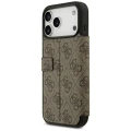 Etui Guess Book 4G Metal Logo na iPhone 18 Pro Max / 17 Pro Max - brązowe