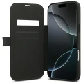Etui Guess Book 4G Metal Logo na iPhone 18 Pro Max / 17 Pro Max - brązowe