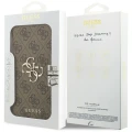 Etui Guess Book 4G Metal Logo na iPhone 18 Pro Max / 17 Pro Max - brązowe