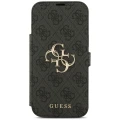 Etui Guess Book 4G Metal Logo na iPhone 18 Pro Max / 17 Pro Max - czarne