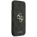 Etui Guess Book 4G Metal Logo na iPhone 18 Pro Max / 17 Pro Max - czarne