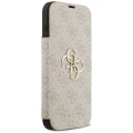 Etui Guess Book 4G Metal Logo na iPhone 18 Pro Max / 17 Pro Max - różowe