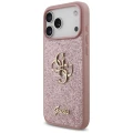 Etui Guess Fixed Glitter Big 4G na iPhone 18 Pro Max / 17 Pro Max - różowe