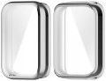Pełne etui 360° RabbitMob Case 2w1 do Xiaomi Smart Band 10 Pro | Srebrny