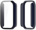 Etui Ochronne + SZKŁO HARTOWANE 2w1 do Xiaomi Smart Band 10 Pro | Granatowy