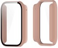 Etui Ochronne + SZKŁO HARTOWANE 2w1 do Xiaomi Smart Band 10 Pro | Różowy