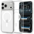 Etui Spigen Ultra Hybrid MagSafe na iPhone 18 Pro / 17 Pro - przezroczysto-białe