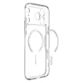 Etui Spigen Ultra Hybrid MagSafe na iPhone 18 Pro / 17 Pro - przezroczysto-białe
