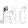 Etui Spigen Ultra Hybrid MagSafe na iPhone 18 Pro Max / 17 Pro Max - przezroczysto-białe