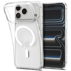 Etui Spigen Liquid Crystal MagSafe na iPhone 18 Pro Max / 17 Pro Max - przezroczysto-białe