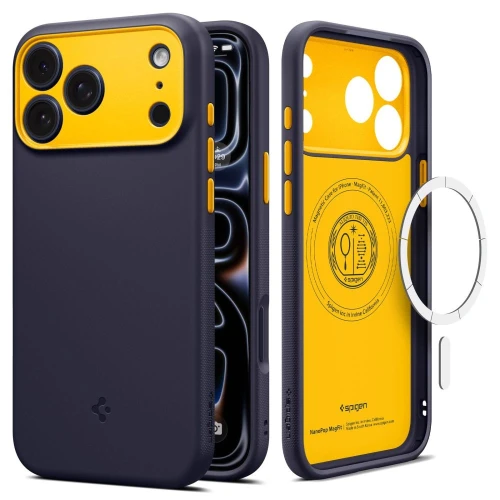 Etui Spigen Nano Pop MagSafe na iPhone 18 Pro Max / 17 Pro Max - niebieskie