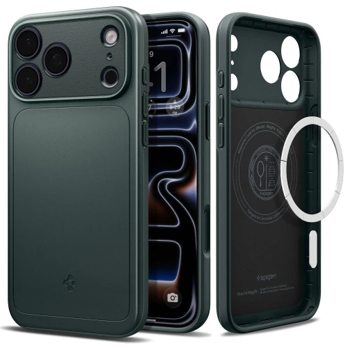 Etui Spigen Thin Fit MagSafe na iPhone 18 Pro / 17 Pro - zielone