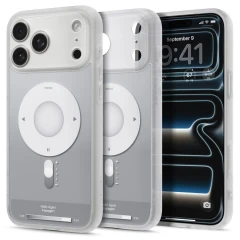 Etui Spigen Ultra Hybrid MagSafe na iPhone 18 Pro / 17 Pro - srebrne