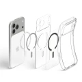 Etui Spigen Ultra Hybrid MagSafe na iPhone 18 Pro / 17 Pro - przezroczysto-grafitowe