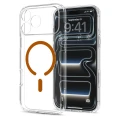 Etui Spigen Ultra Hybrid MagSafe na iPhone 18 Pro / 17 Pro - przezroczysto-pomarańczowe