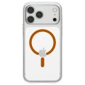Etui Spigen Ultra Hybrid MagSafe na iPhone 18 Pro / 17 Pro - przezroczysto-pomarańczowe