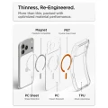 Etui Spigen Ultra Hybrid MagSafe na iPhone 18 Pro / 17 Pro - przezroczysto-pomarańczowe