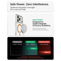 Etui Spigen Ultra Hybrid MagSafe na iPhone 18 Pro / 17 Pro - przezroczysto-pomarańczowe