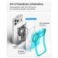 Etui Spigen Ultra Hybrid MagSafe na iPhone 18 Pro / 17 Pro - jasnoniebieskie