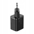 Baseus Super Si 1C szybka ładowarka USB Typ C 20W Power Delivery + kabel USB Typ C - Lightning 1m  - Czarna