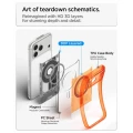 Etui Spigen Ultra Hybrid MagSafe na iPhone 18 Pro Max / 17 Pro Max - pomarańczowe