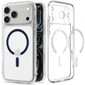 Etui Spigen Ultra Hybrid MagSafe na iPhone 18 Pro Max / 17 Pro Max - przezroczysto-granatowe